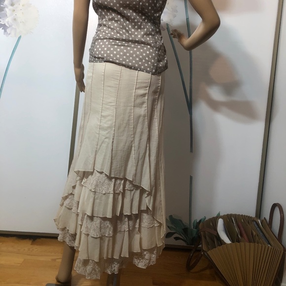 Off white cotton skirt - Picture 3 of 8